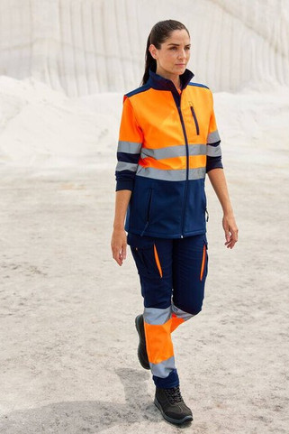 Velilla V35906 - TVÅFÄRGAD SOFTSHELLVÄST