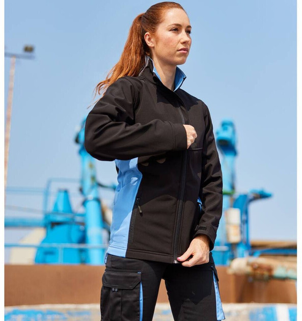 VELILLA V1064 - TWO-TONE SOFTSHELL JACKET