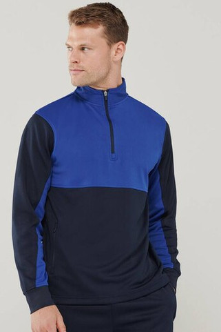 Finden & Hales LV874 - VOKSENES 1/4 GLIDELÅS TRENINGSJAKKE