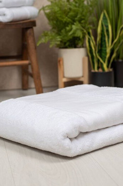 TOWEL CITY TC506 - ORGANIC BATH SHEET WITH PRINTABLE BORDER