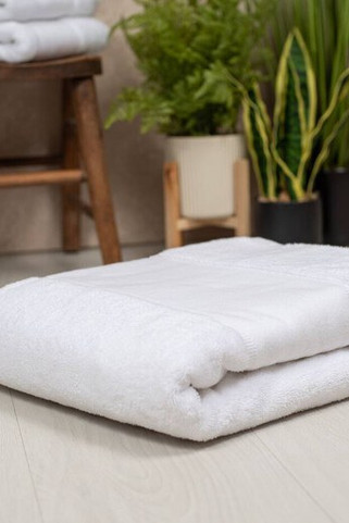 Towel city TC506 - ØKOLOGISK BADEHÅNDKLE MED PRINTBAR KANT