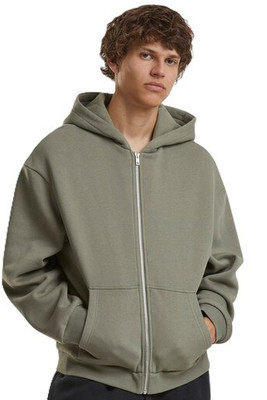 BUILD YOUR BRAND BY285 - FLUFFY ZIP HOODY