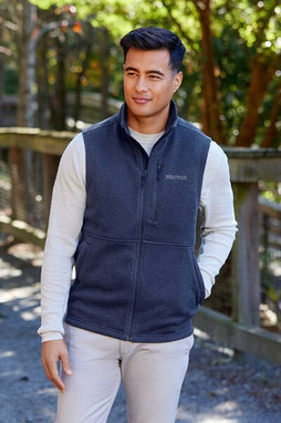 Marmot M13208 - Mens Cozy Fleece Vest with Secure Pocket
