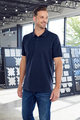 Harriton M205 - Men's Valiant Cotton Snag Protect Polo