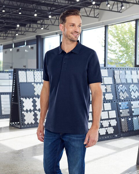 Harriton M205 - Men's Valiant Cotton Snag Protect Polo