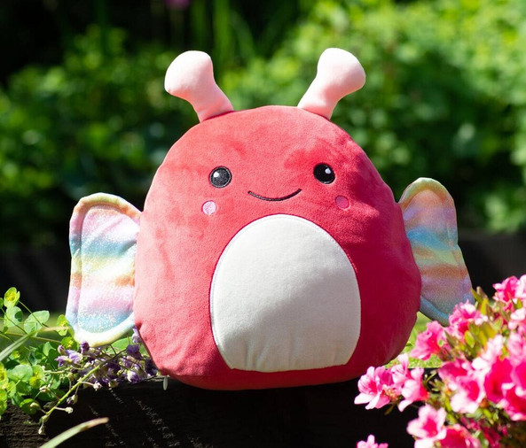 MUMBLES MM805 - Crinkle Winged Plush Butterfly Toy with Embroidery