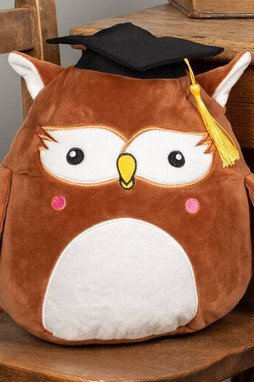 MUMBLES MM806 - Chouette Sagesse Peluche Diplômée