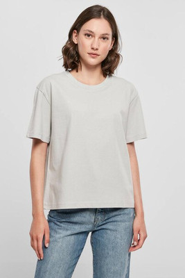 BUILD YOUR BRAND BY211 - Women's Oversized Cotton Casual Tee