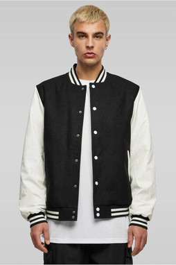BUILD YOUR BRAND BY269 - OLDSCHOOL COLLEGE JACKET
