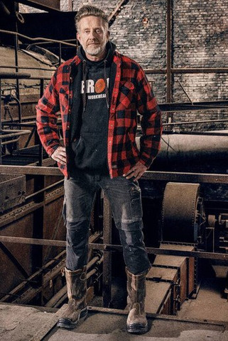 HEROCK HK115 - Rugged Sherpa-Lined Flannel Work Shirt