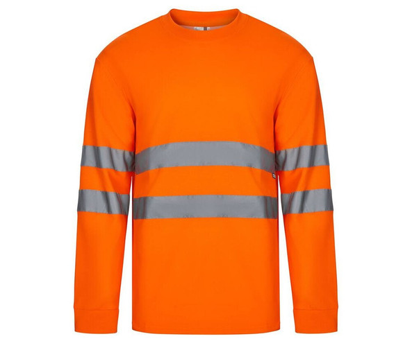 VELILLA V35614 - COTON/POLYESTER LS HIGH VISIBILITY T-SHIRT