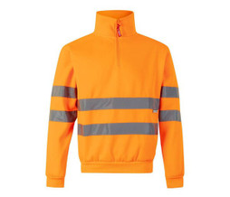 VELILLA V35702 - HIGH VISIBILITY 1/4 SWEATSHIRT