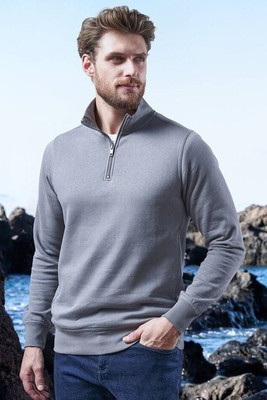 PROMODORO PM5052 - Comfort Fit 1/4 Zip Cotton Blend Sweater