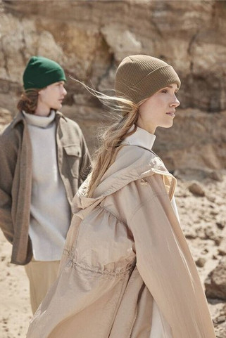 BEECHFIELD BF376R - Nachhaltige Polylana® Strickmütze mit Umschlag