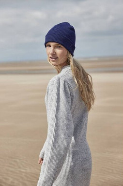 BEECHFIELD BF51N - ORGANIC COTTON FINE KNIT BEANIE