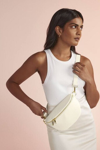 BAG BASE BG766 - Eco Chic Saffiano Leather-Look Waist Bag