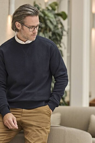 TEE JAYS TJ5504 - RIBBED INTERLOCK CREW NECK