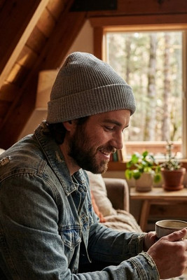 FLEXFIT F1545K - Extra Long Cozy Knit Beanie with Foldable Edge