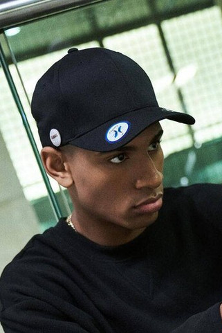 FLEXFIT F6277M - Stylish Mottled Fabric Baseball Cap with Pre-Bent Visor