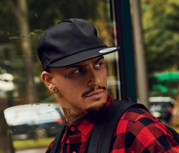 FLEXFIT FX6502 - Ongevormde 5-panel snapback