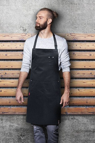 KARLOWSKY KYRCLS14 - Tablier à bavette avec poches