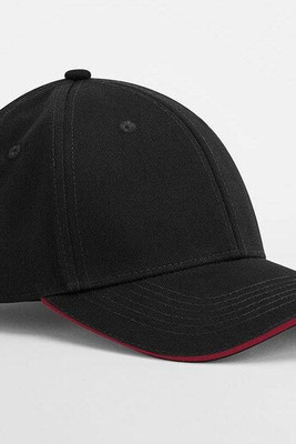 BEECHFIELD BF820C - EARTHAWARE® CLASSIC ORGANIC COTTON 6 PANEL CAP - SANDWICH PEAK