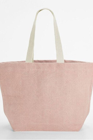 WESTFORD MILL WM466 - SOFT WASHED JUTE BEACH BAG