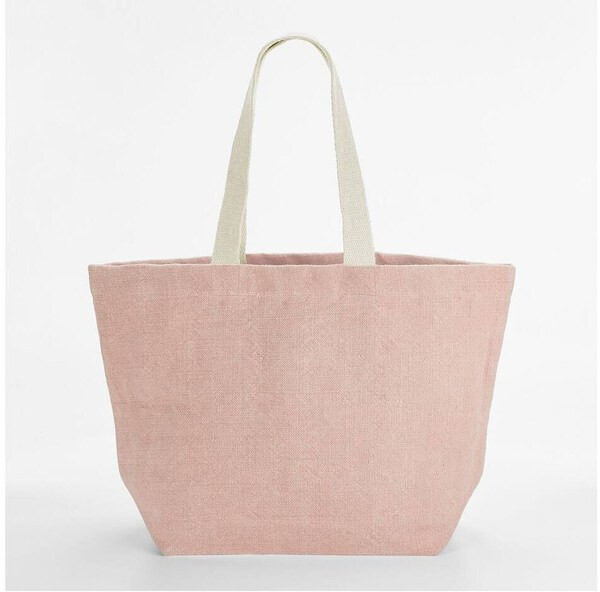 WESTFORD MILL WM466 - SOFT WASHED JUTE BEACH BAG