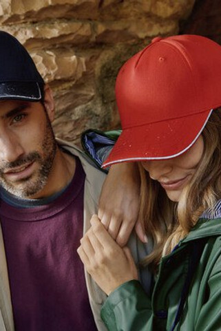 ATLANTIS HEADWEAR AT265 - 6-panel og reflekterende piping lue