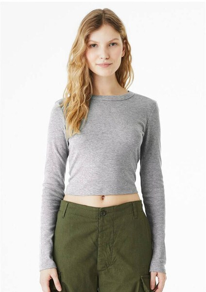 Bella+Canvas BE1501 - WOMEN'S MICRO RIB LONG SLEEVE BABY TEE