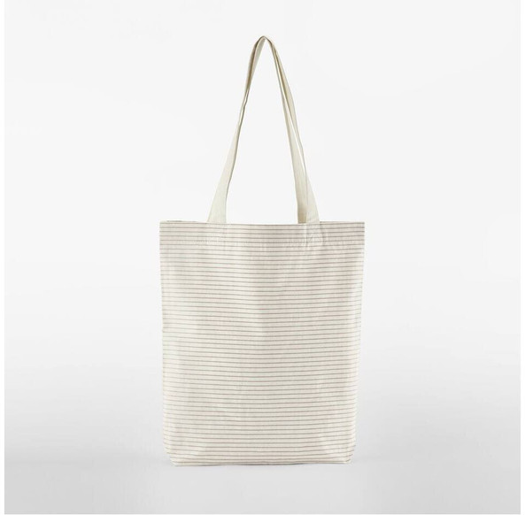 WESTFORD MILL WM251 - STRIPED ORGANIC COTTON TOTE