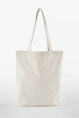 WESTFORD MILL WM251 - STRIPED ORGANIC COTTON TOTE