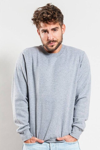 VESTI IT465 - Komfortabel Crewneck Genser i Bomullsmiks