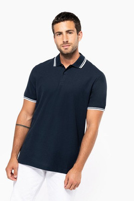 Kariban K272 - Men's 2 striped short sleeved poloshirt