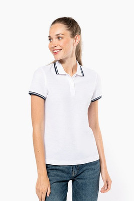 Kariban K273 - Ladie's 2 striped short sleeved poloshirt