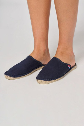 Kariban K841 - Espadrilles Mule en Toile et Jute Artisanales