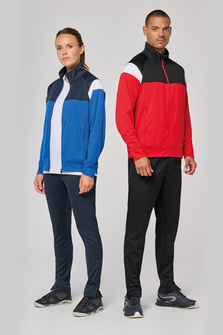 PROACT PA1040 - Slim Fit Polyester Training Pants with Zippered Pockets