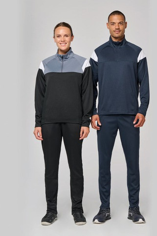 PROACT PA387 - Adult zipped neck training top