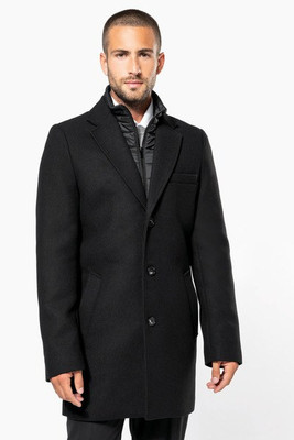 Kariban Premium PK6020 - Men's Wool Blend Twill Coat with Removable Liner