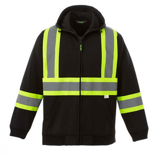 CX2 Hivis L00682 - Freedom Hi-Vis Full Zip Fleece Hoodie