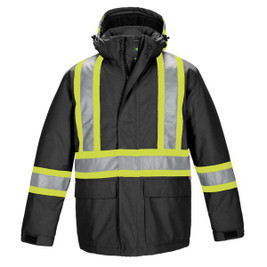 CX2 HiVis L01250 - Armour Polyester Canvas Hi-Vis Parka