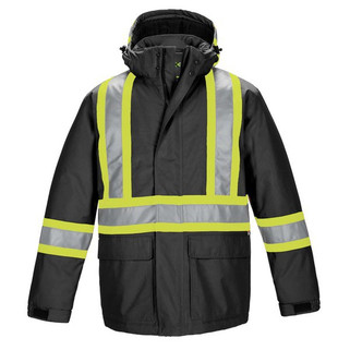 CX2 HiVis L01250 - Armour Polyester Canvas Hi-Vis Parka
