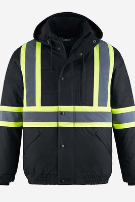 CX2 HiVis L01277 - Peterbuilt 3 In 1 Hi-Vis Bomber Jacket