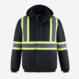 CX2 HiVis L01277 - Peterbuilt Blouson D’Aviateur Haute-Visibilité 3 En 1