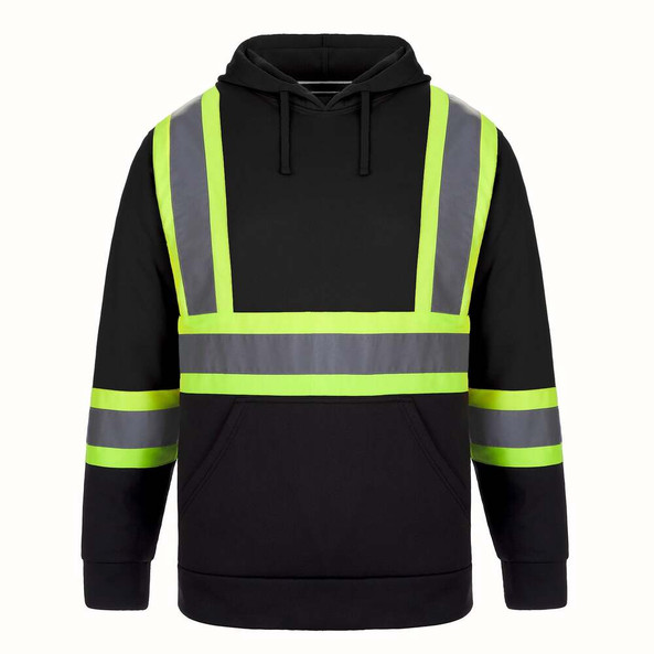 CX2 HiVis L01375 - Hoodie Sécurité Confort Polyester Haute Visibilité