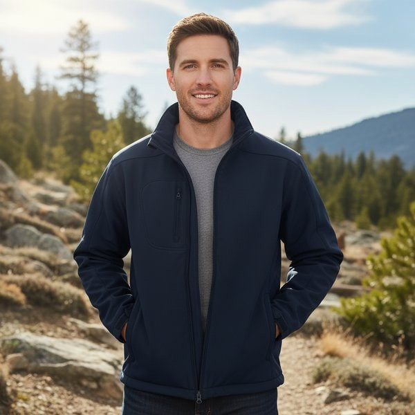 Canada Sportswear L00329 - Bayside Melton Jacket - Black | Wordans