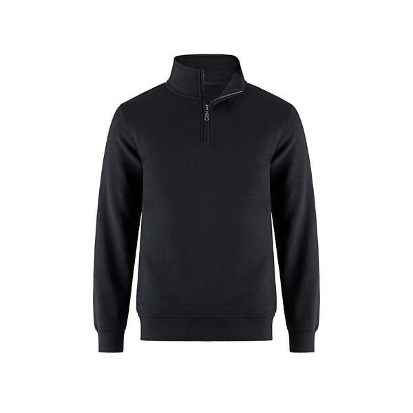 CSW 24/7 L00545 - Flux Adult 1/4 Zip Pullover Sweatshirt - Black