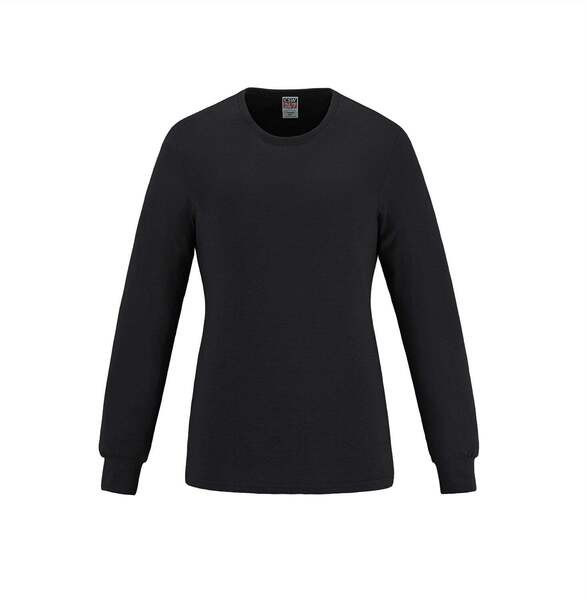 CSW 24/7 S05615 - Breeze Men's Long Sleeve Crew Neck Tee - Black