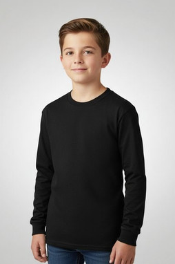 CSW 24/7 S5615Y - Breeze Youth Long Sleeve Crew Neck Tee