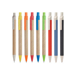 EgotierPro Q8029 - RETRACTABLE PEN WHEAT FIBER